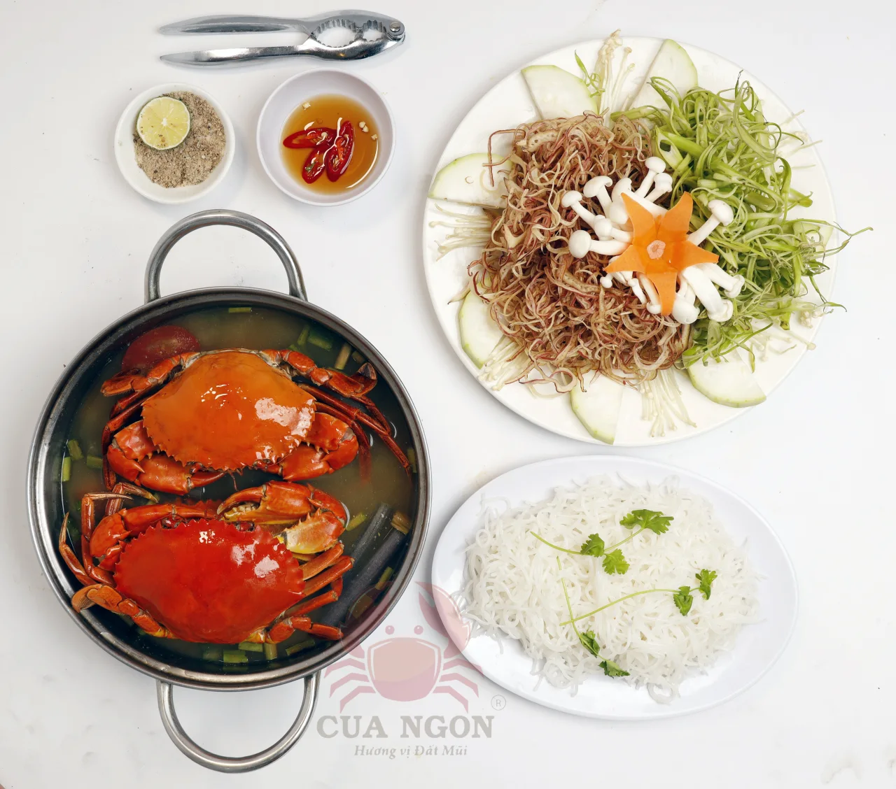 Lẩu cua bầu Cà Mau