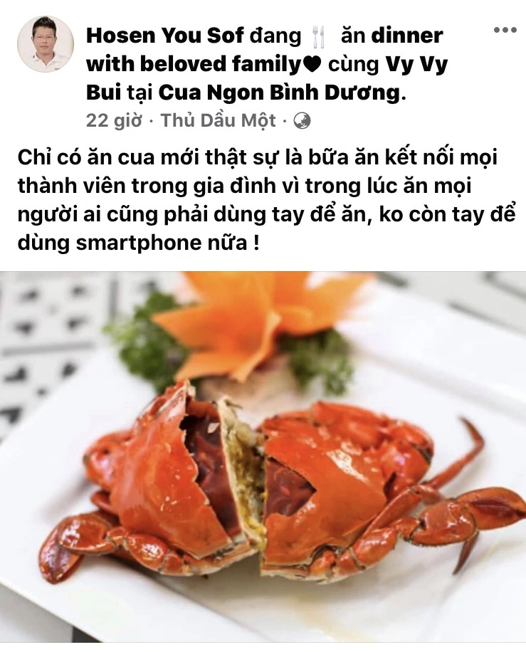 H&atilde;y Bỏ Điện Thoại Xuống: Bữa Ăn Cua C&agrave; Mau Kết Nối Gia Đ&igrave;nh Hạnh Ph&uacute;c