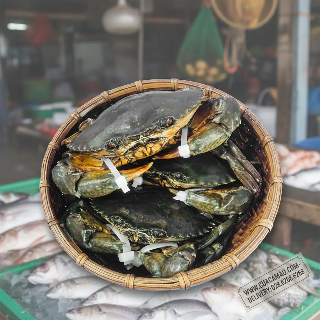 Thương hiệu Cua Ngon - Hương vị Đất Mũi chuyên cung cấp cua Cà Mau tươi sống