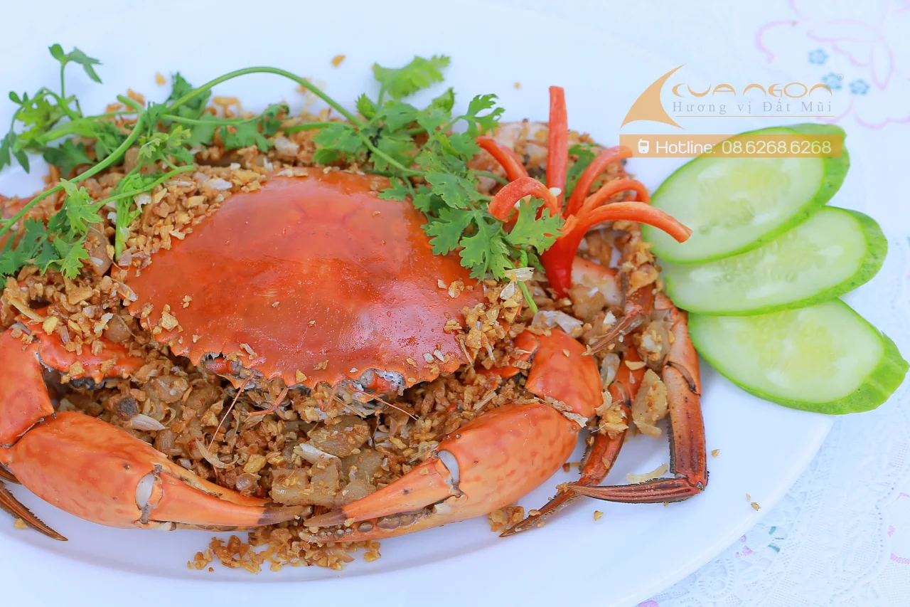 Món cua rang muối nước