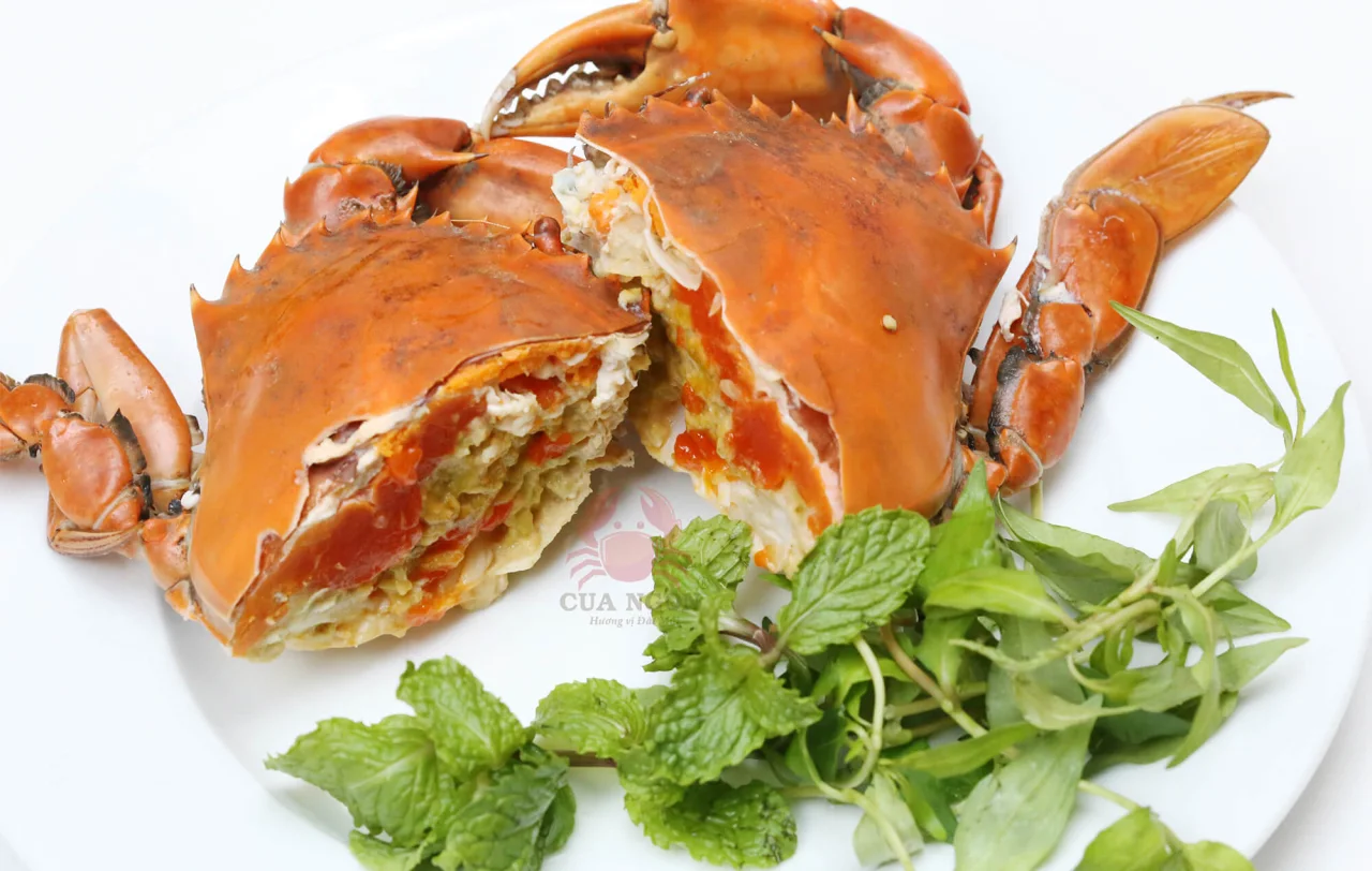 Cua gạch cà mau béo ngậy