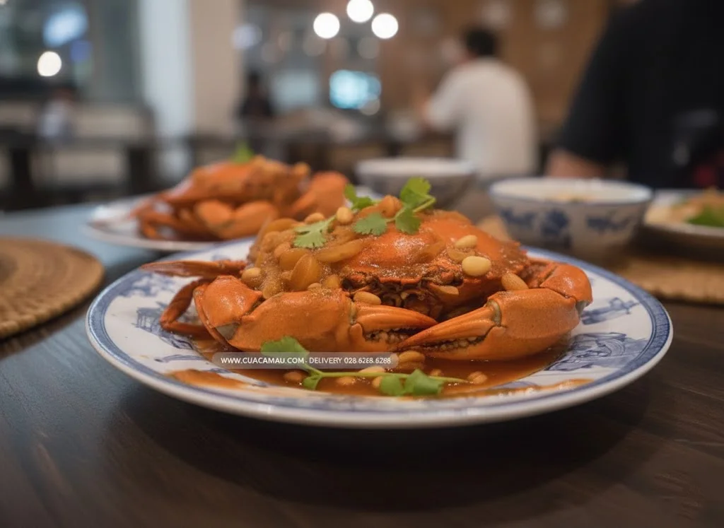 Ảnh minh họa: Trải Nghiệm Khách Hàng Thưởng Thức Cua Cà Mau Rang Me Tại Sài Gòn: Khi Vị Chua Ngọt Chạm Đỉnh Giác Quan