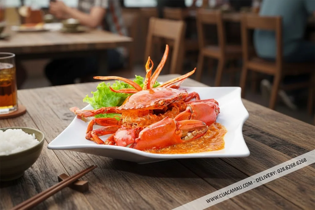 Cua C&agrave; Mau Sốt Ớt Singapore: Nguồn Gốc Chilli Crab V&agrave; C&aacute;ch L&agrave;m Chuẩn Vị