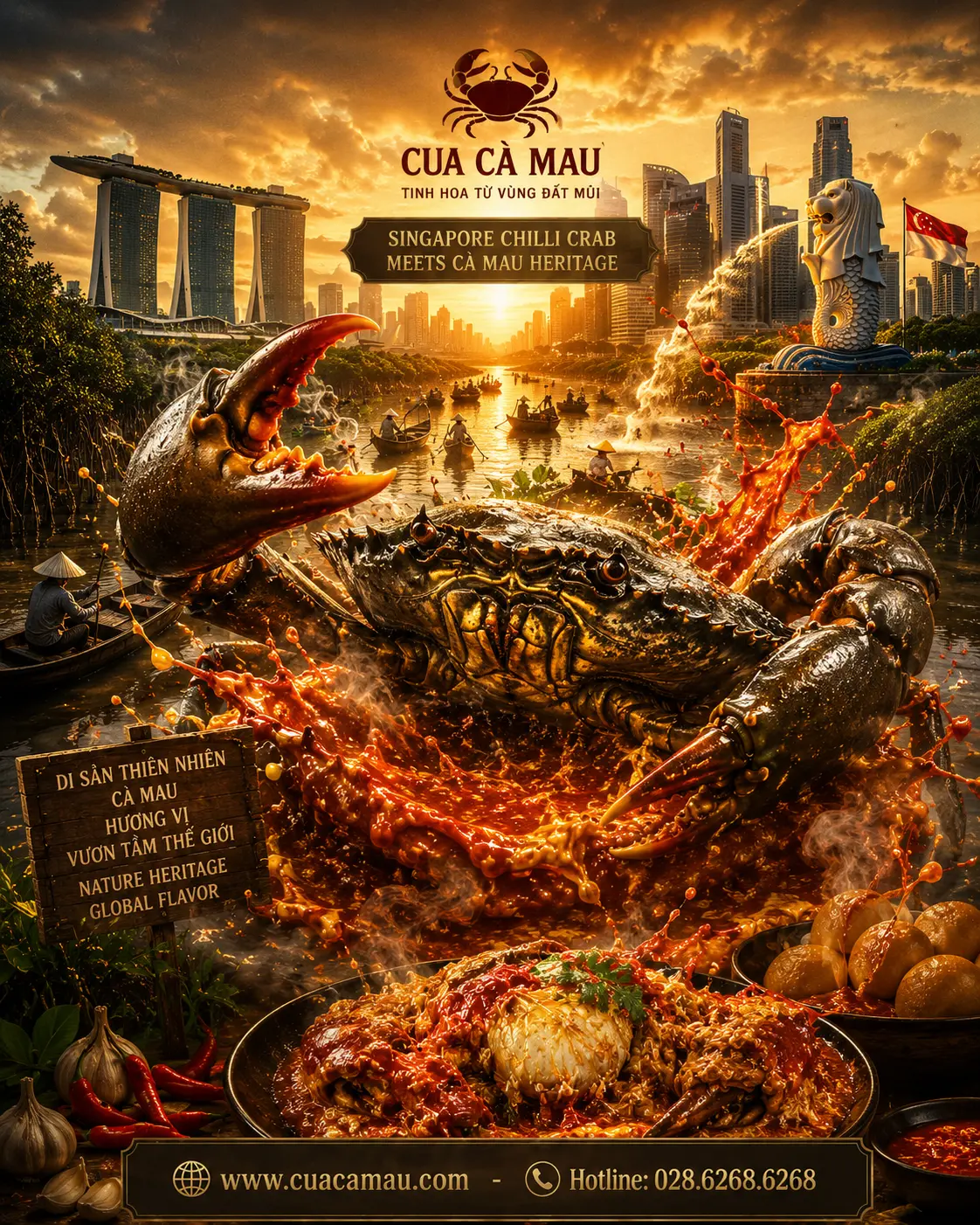 cua sot sinapore quan cua ngon