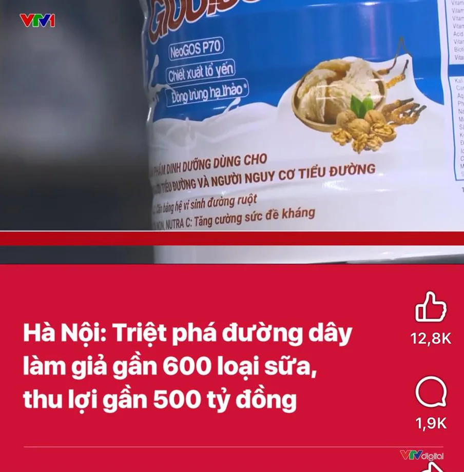 Vụ án triệt phá đường dây sữa giả 500 tỷ đồng chấn động dư luận năm 2025