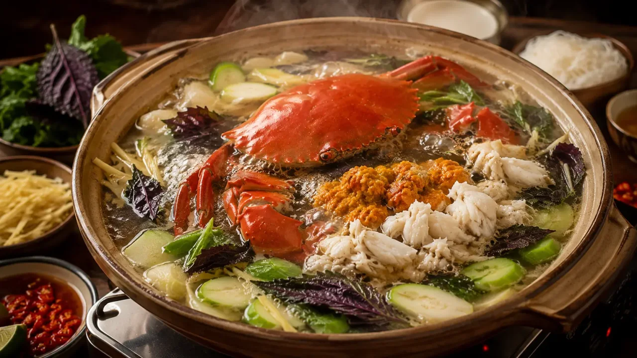 lau cua ca mau dong y