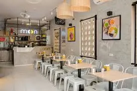 cozy student friendly dining space at moon fast food