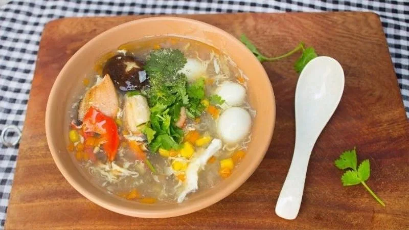 Súp cua bắp non cho người đau dạ dày