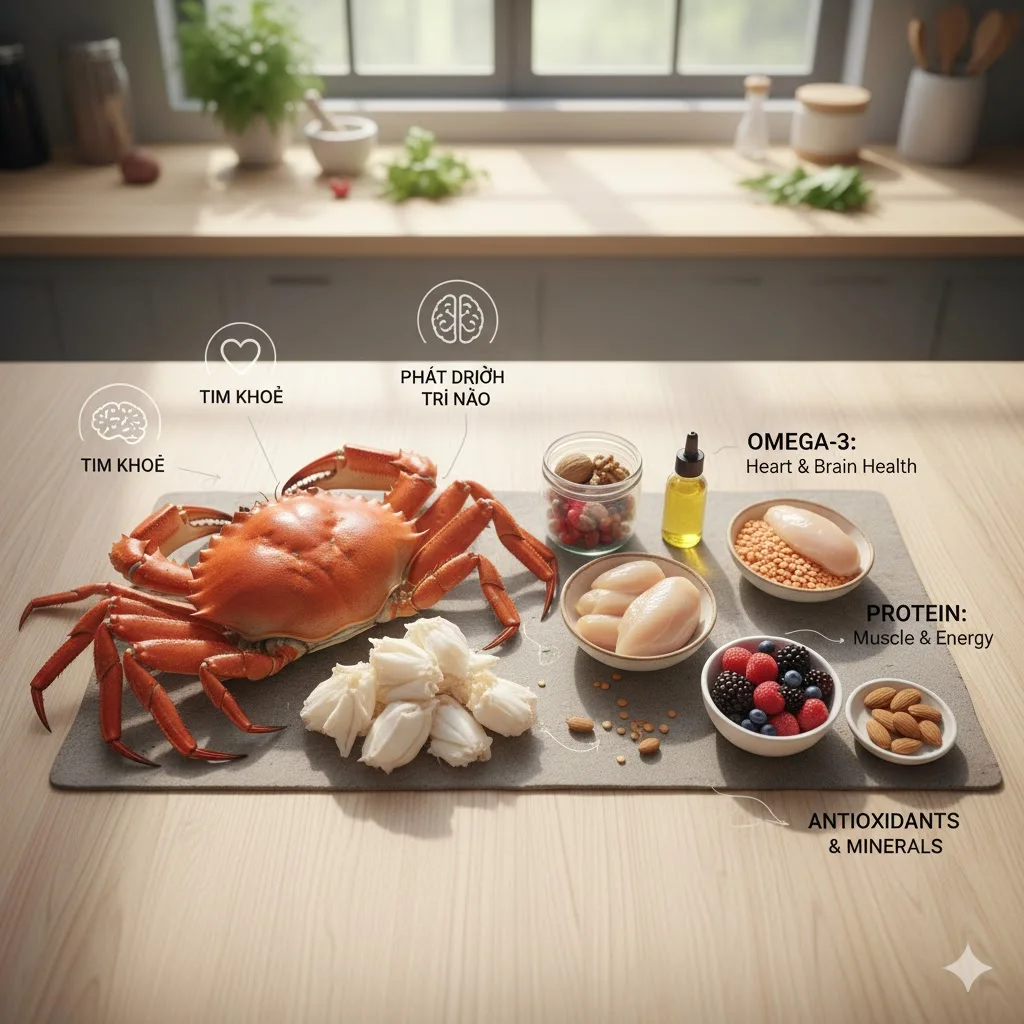 Cua C&agrave; Mau: Liều Thuốc Bổ Cho Sức Khỏe & Qu&agrave; Tặng T&igrave;nh Th&acirc;n - Kh&aacute;m Ph&aacute; Dinh Dưỡng, Lợi &Iacute;ch & Gi&aacute; Trị &Yacute; Nghĩa Của Đặc Sản Cua C&agrave; Mau