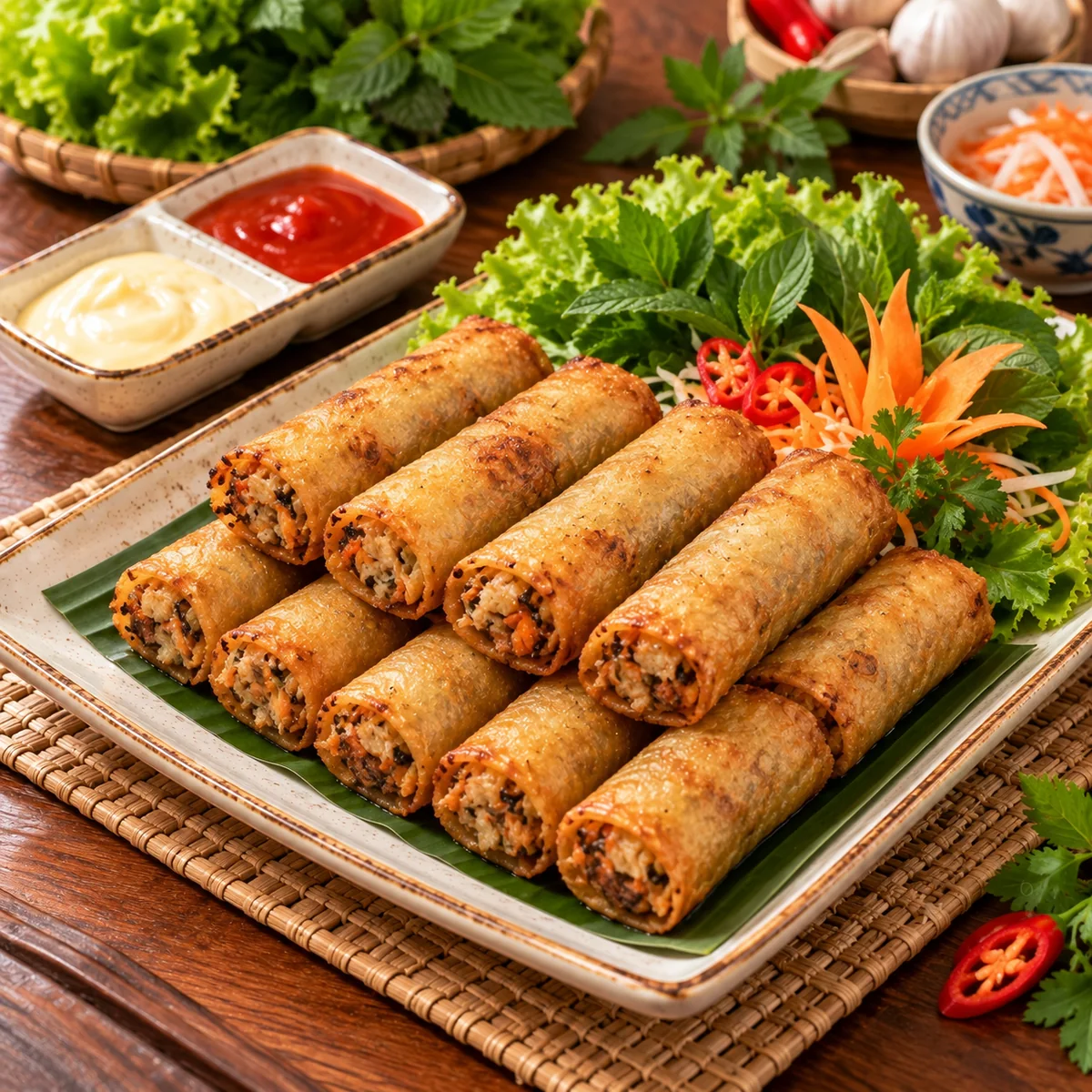 Special Crab Spring Rolls