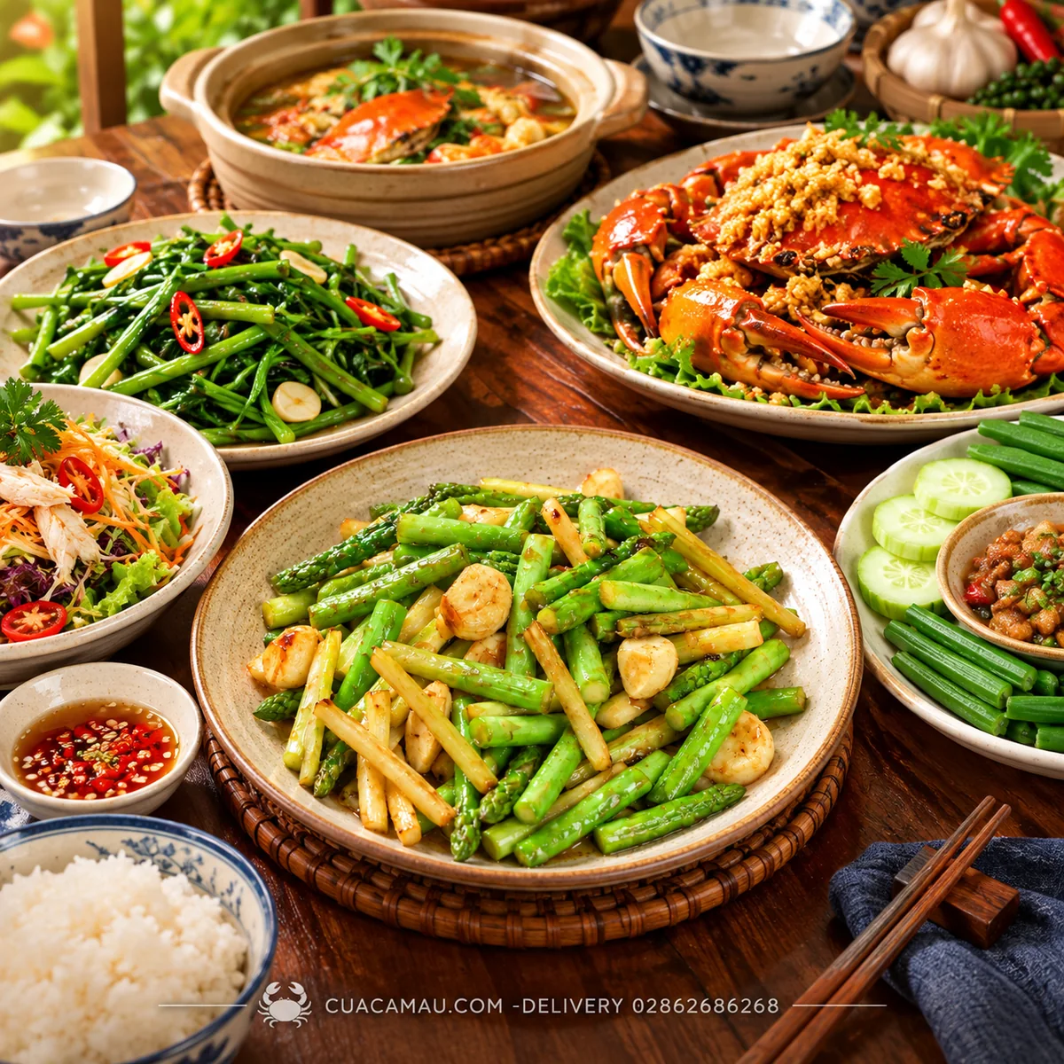 Stir-fried Asparagus with Garlic
